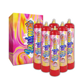 Lovelymate Whip Cream Charger 1L/640g Food Grade Tanks Unflavored, Strawberry Flavor Nitrous Oxide Tanks