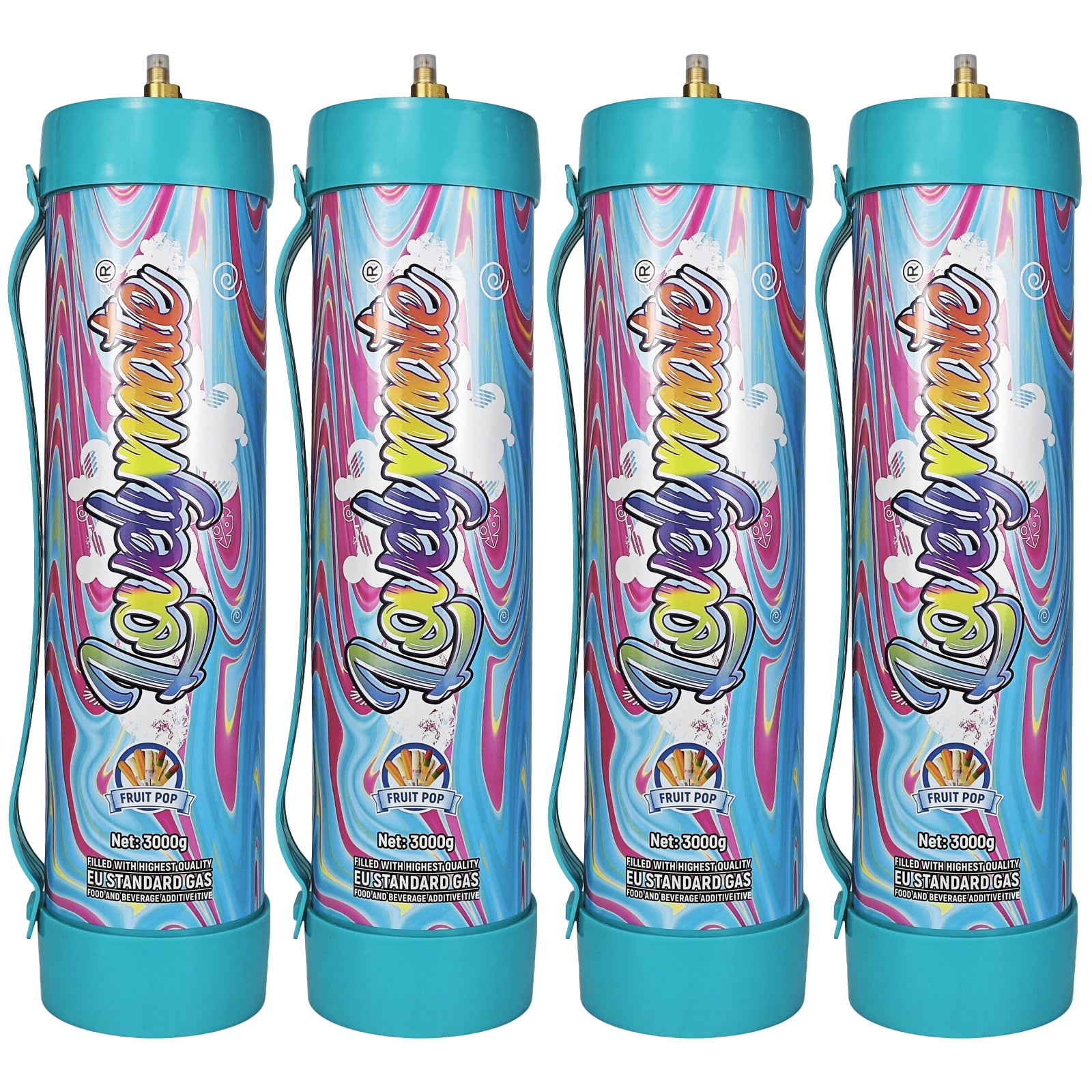 Lovelymate 4.4L/3000g Tanks Food Grade Tanks (Fruit Pop Flavor) Nitrous Oxide for Perfect Whipped Cream, Cream Charger