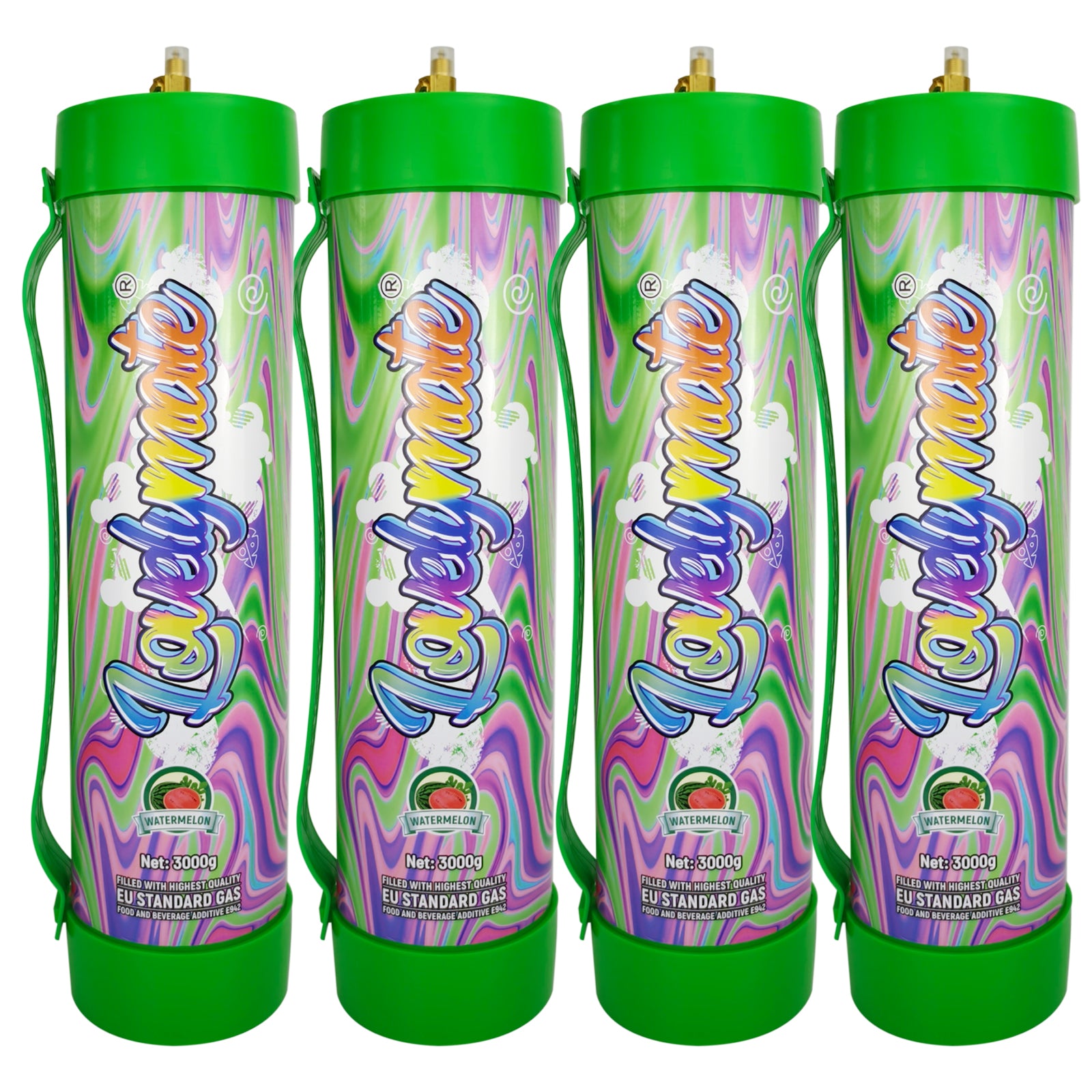 Lovelymate 4.4L/3000g Tanks Food Grade Tanks (Watermelon Flavor) Nitrous Oxide for Perfect Whipped Cream, Cream Charger
