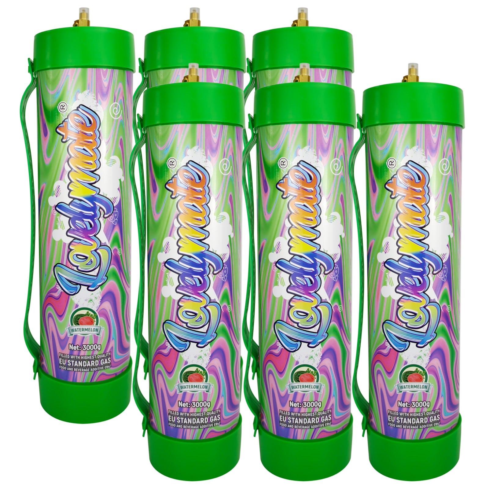 Lovelymate 4.4L/3000g Tanks Food Grade Tanks (Watermelon Flavor) Nitrous Oxide for Perfect Whipped Cream, Cream Charger