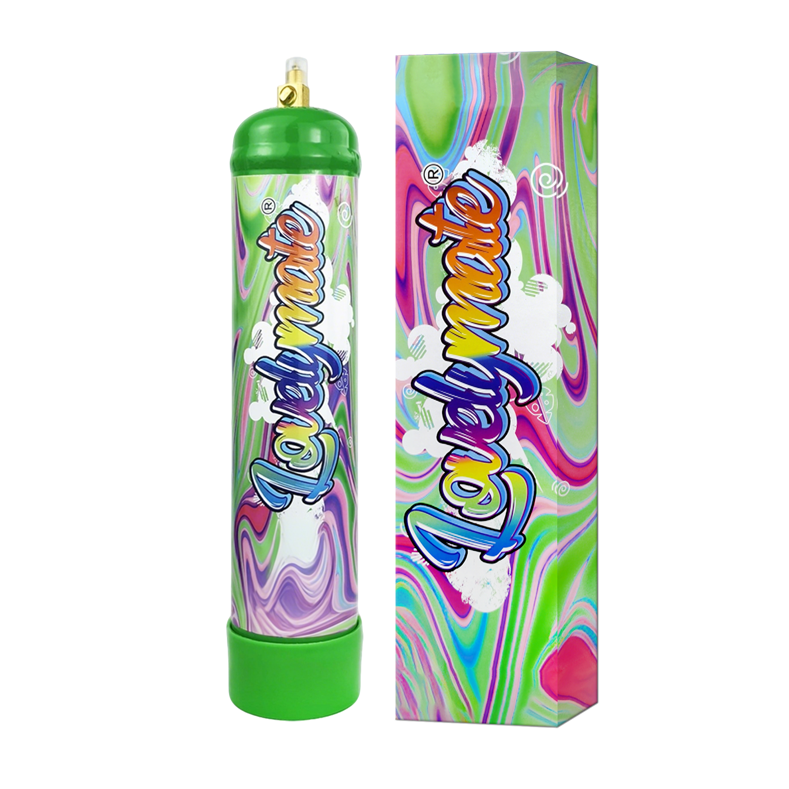 Lovelymate Whip Cream Charger 1L/640g Food Grade Tanks Unflavored, Watermelon Flavor Nitrous Oxide Tanks