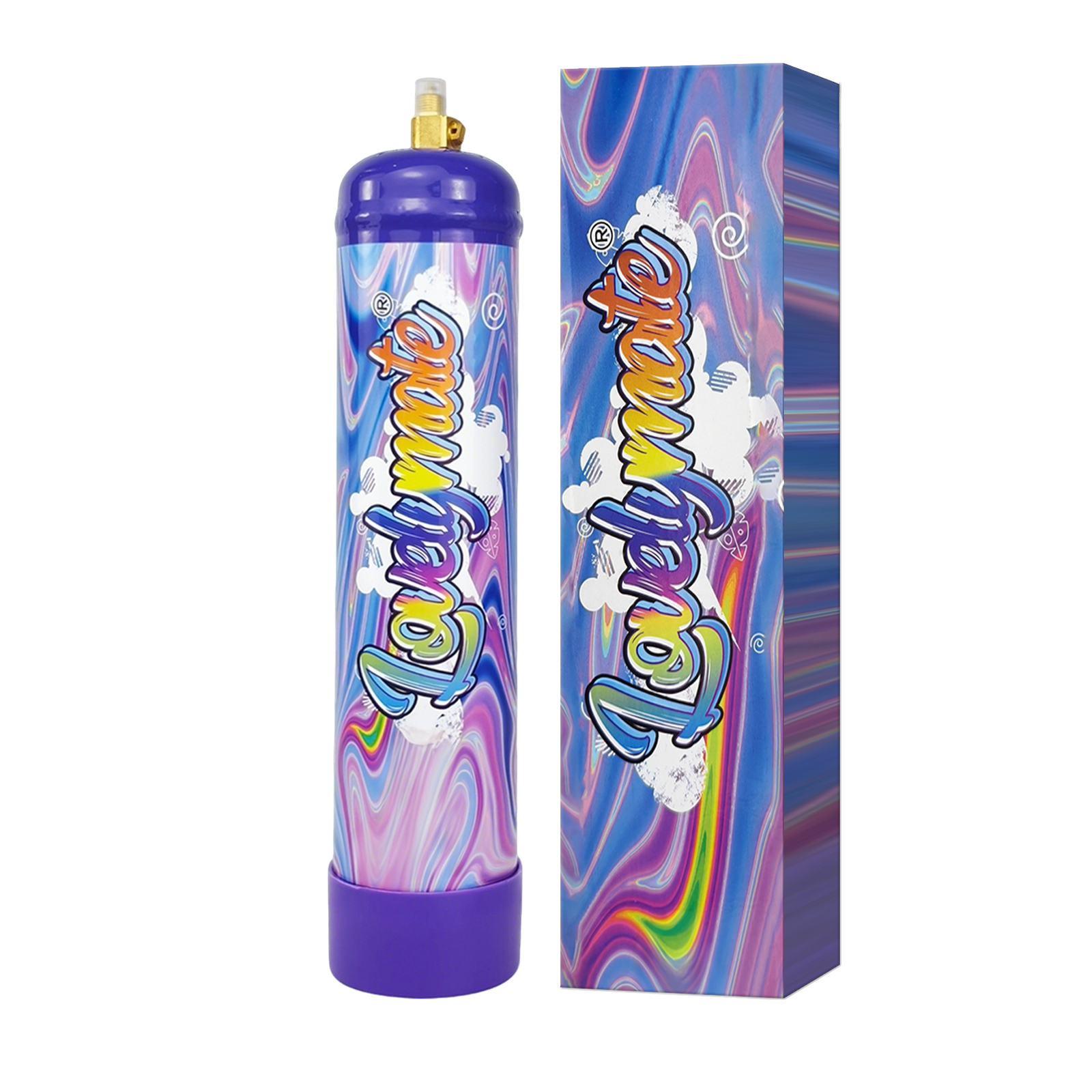 Lovelymate Whip Cream Charger 1L/640g Food Grade Tanks Unflavored, Buleberries Flavor Nitrous Oxide Tanks