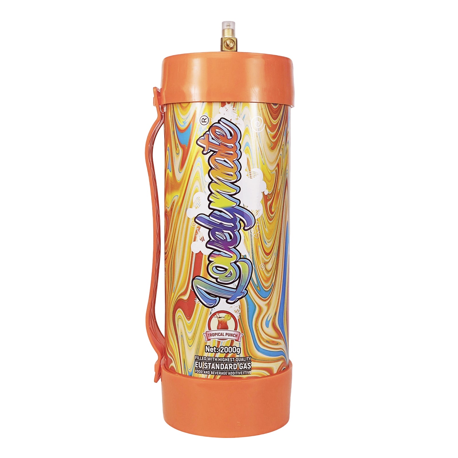 Lovelymate Whipped Cream Charger 3.1L/2000g Food Grade Tanks(Tropical Punch  Candy Flavor), Whipped Nitrous Oxide Cream Charger
