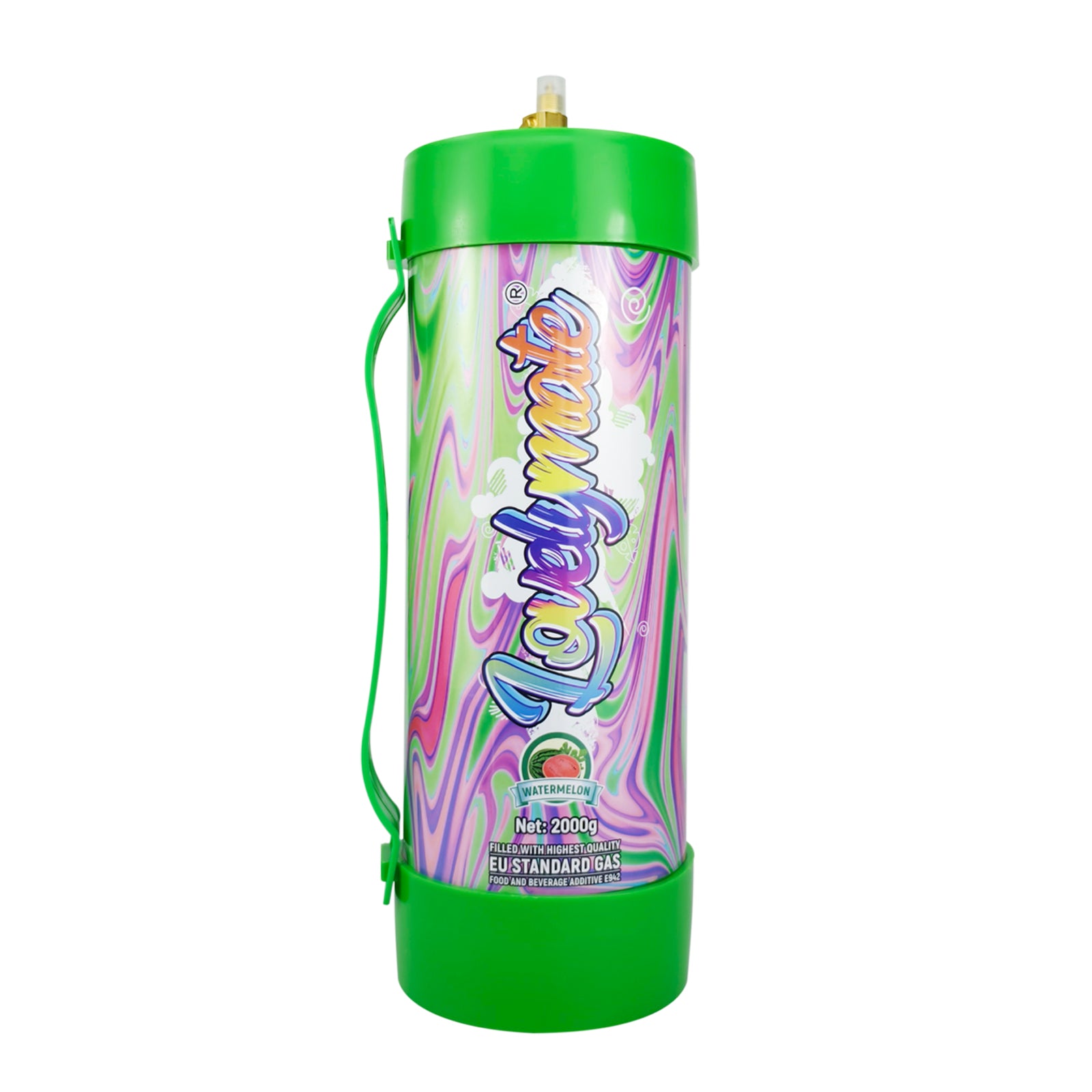 Lovelymate Whipped Cream Charger 3.1L/2000g Food Grade Tanks(Watermelon Flavor), Whipped Nitrous Oxide Cream Charger