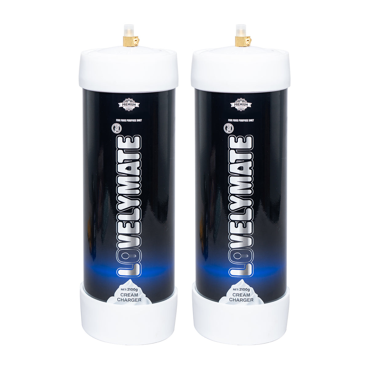 Lovelymate Whipped Cream Charger  3.1L/2100g Tanks Food Grade Tanks Unflavored, Nitrous Oxide Whipped Cream, N2O Gas Whip Cream Charger