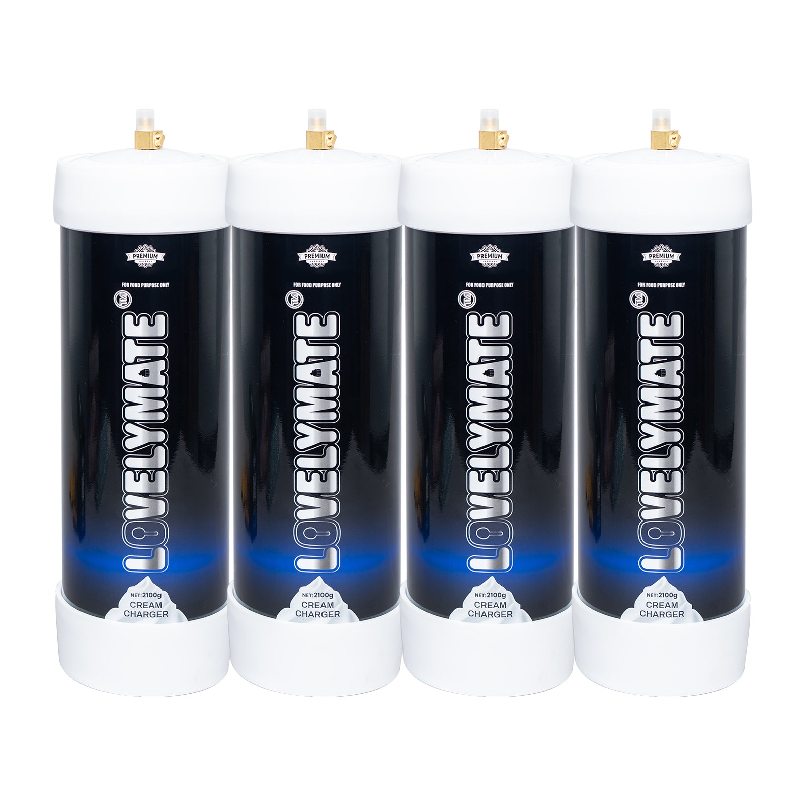 Lovelymate Whipped Cream Charger  3.1L/2100g Tanks Food Grade Tanks Unflavored, Nitrous Oxide Whipped Cream, N2O Gas Whip Cream Charger
